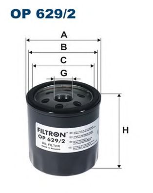 FILTRON OP6292 Масляный фильтр для FORD GRAND C-MAX