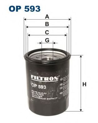 FILTRON OP593 Масляный фильтр FILTRON для HONDA
