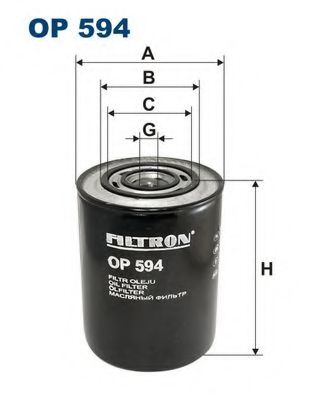 FILTRON OP594 Масляный фильтр для FIAT