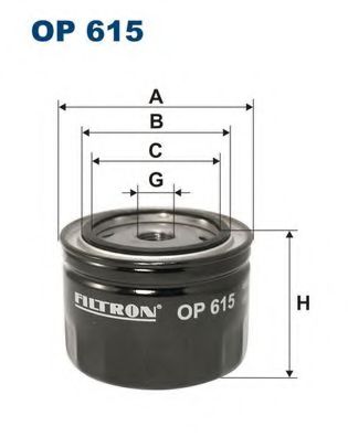 FILTRON OP615 Масляный фильтр FILTRON 