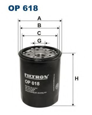 FILTRON OP618 Масляный фильтр для LEXUS IS