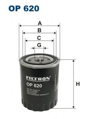 FILTRON OP620 Масляный фильтр для PEUGEOT J5