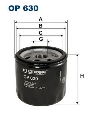 FILTRON OP630 Масляный фильтр FILTRON для OPEL