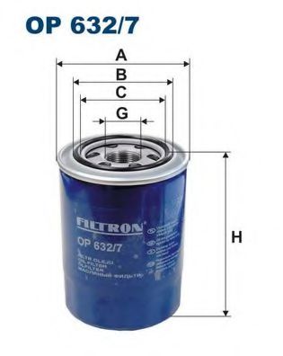 FILTRON OP6327 Масляный фильтр для HYUNDAI H300