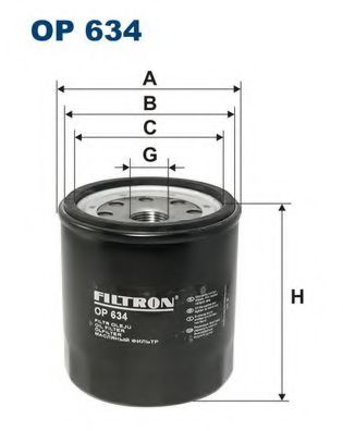 FILTRON OP634 Масляный фильтр FILTRON для OPEL