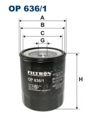 FILTRON OP6361 Масляный фильтр для OPEL CAMPO