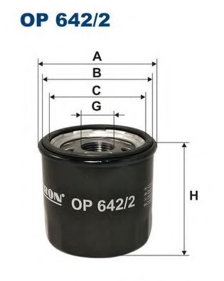 FILTRON OP6422 Масляный фильтр для RENAULT CLIO 2 фургон (SB0/1/2)