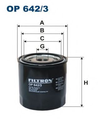 FILTRON OP6423 Масляный фильтр FILTRON для RENAULT MEGANE