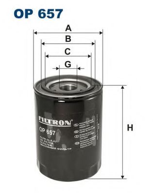 FILTRON OP657 Масляный фильтр FILTRON 