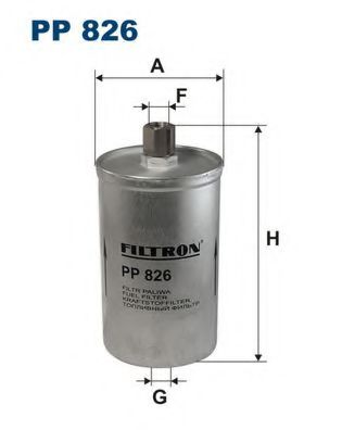 FILTRON PP826 Топливный фильтр FILTRON для VOLKSWAGEN