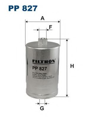 FILTRON PP827 Топливный фильтр FILTRON для VOLKSWAGEN