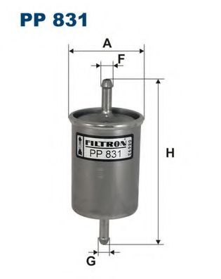 FILTRON PP831 Топливный фильтр для PEUGEOT