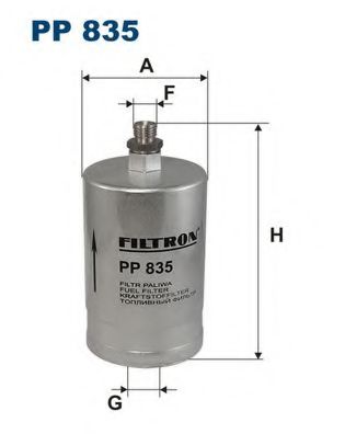 FILTRON PP835 Топливный фильтр для MERCEDES-BENZ KOMBI