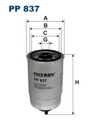 FILTRON PP837 Топливный фильтр для LAND ROVER DISCOVERY