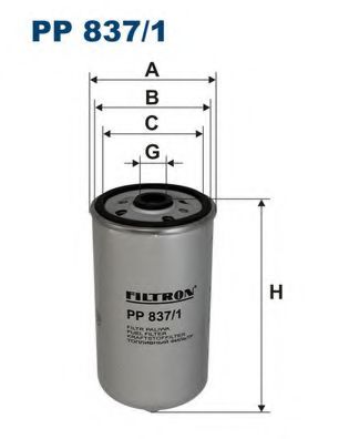 FILTRON PP8371 Топливный фильтр для MAN