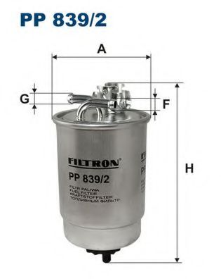 FILTRON PP8392 Топливный фильтр FILTRON для VOLKSWAGEN