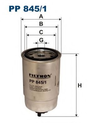 FILTRON PP8451 Топливный фильтр FILTRON для OPEL