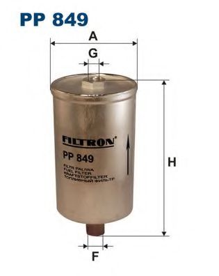 FILTRON PP849 Топливный фильтр для AUDI 100