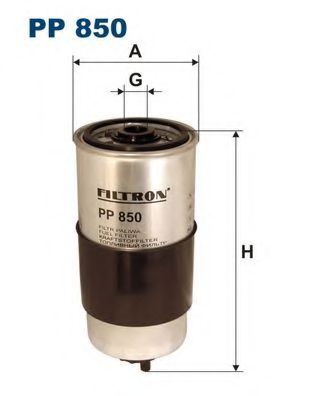 FILTRON PP850 Топливный фильтр FILTRON для VOLKSWAGEN