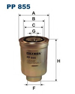 FILTRON PP855 Топливный фильтр для SUBARU LIBERTY