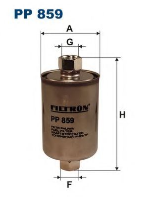 FILTRON PP859 Топливный фильтр для JAGUAR