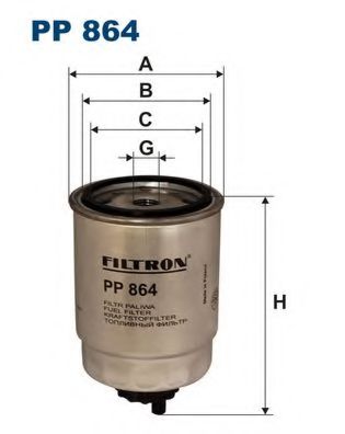 FILTRON PP864 Топливный фильтр для CITROËN CHANSON