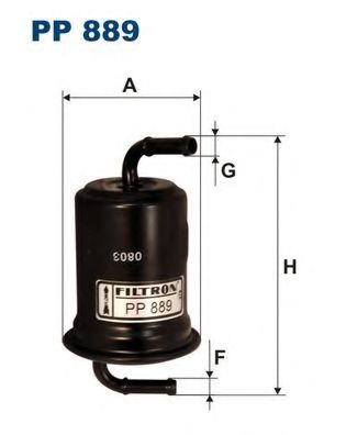 FILTRON PP889 Топливный фильтр для MAZDA