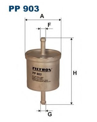 FILTRON PP903 Топливный фильтр для NISSAN QBIC