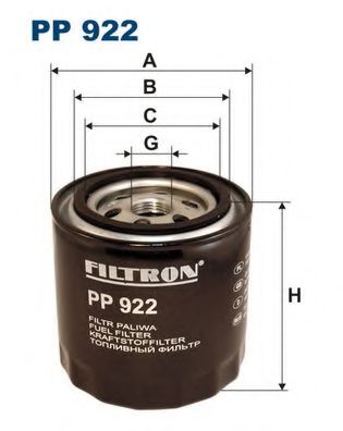 FILTRON PP922 Топливный фильтр FILTRON 