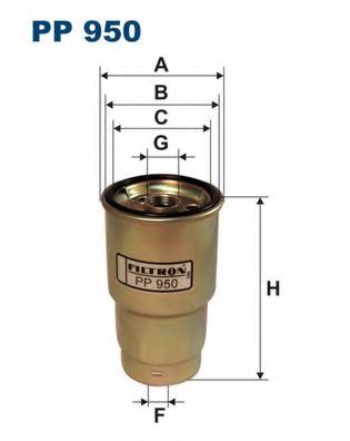 FILTRON PP950 Топливный фильтр для MAZDA