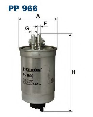 FILTRON PP966 Топливный фильтр FILTRON 