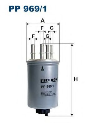FILTRON PP9691 Топливный фильтр для LAND ROVER DISCOVERY