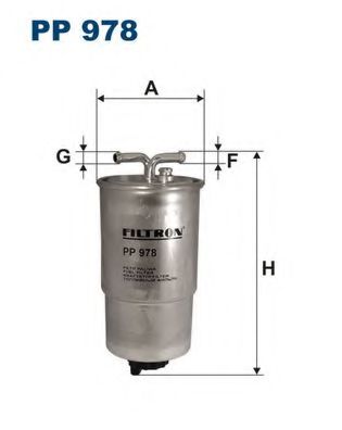FILTRON PP978 Топливный фильтр FILTRON 