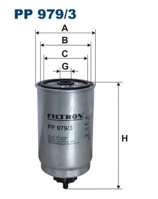 FILTRON PP9793 Топливный фильтр для HYUNDAI GETZ
