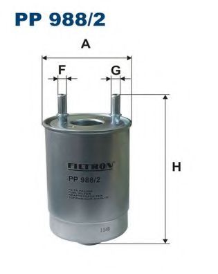 FILTRON PP9882 Топливный фильтр для RENAULT FLUENCE