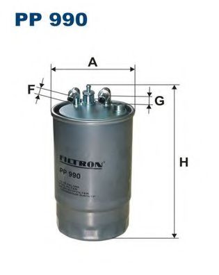 FILTRON PP990 Топливный фильтр FILTRON для OPEL