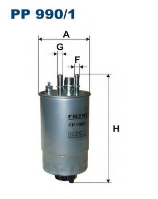 FILTRON PP9901 Топливный фильтр FILTRON для OPEL