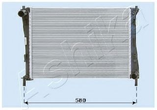 ASHIKA RDA053069 Радиатор охлаждения двигателя для FORD