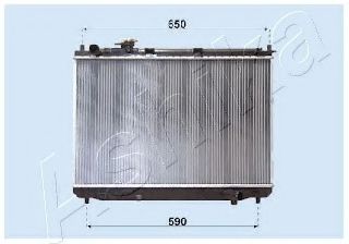 ASHIKA RDA333026 Радиатор охлаждения двигателя для KIA CARENS