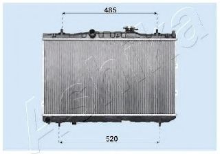 ASHIKA RDA333030 Радиатор охлаждения двигателя для KIA SPECTRA