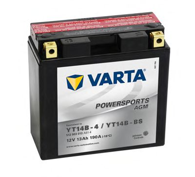 VARTA 512903013A514 Аккумулятор VARTA для YAMAHA MOTORCYCLES