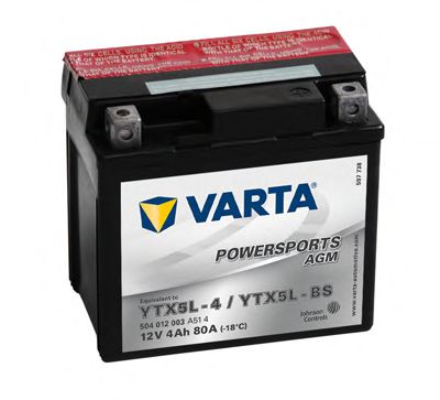 VARTA 504012003A514 Аккумулятор для YAMAHA MOTORCYCLES NEOS