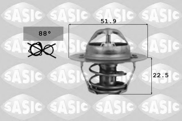 SASIC 9000124 Термостат SASIC для LAND ROVER