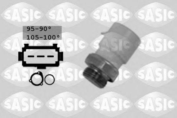 SASIC 3806005 Датчик включения вентилятора SASIC для NISSAN
