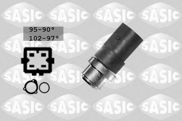 SASIC 3806023 Датчик температуры охлаждающей жидкости SASIC для VOLKSWAGEN