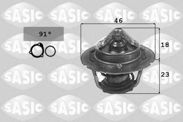 SASIC 3306007 Термостат SASIC 