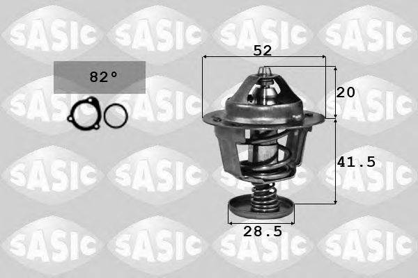 SASIC 3306033 Термостат для MAZDA PREMACY