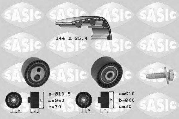 SASIC 1750012 Комплект ГРМ SASIC для FIAT