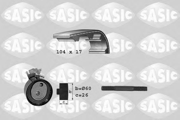 SASIC 1750018 Комплект ГРМ SASIC для FIAT