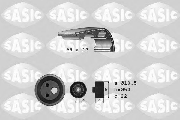 SASIC 1754005 Комплект ГРМ SASIC для RENAULT 19